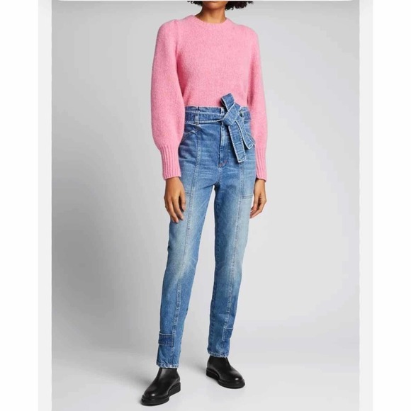 A.L.C Kari Barbie Pink Wool Cashmere Blend Sweater Size Small - Picture 9 of 10